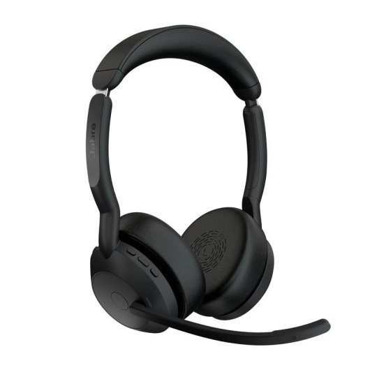 Casque Jabra Evolve2 55 Bluetooth sans fil avec ANC pour bureau noir