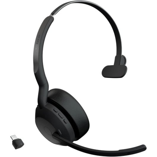 Jabra Evolve 2 55 Bluetooth-Headset für Büro/Callcenter, Schwarz (25599-889-899)