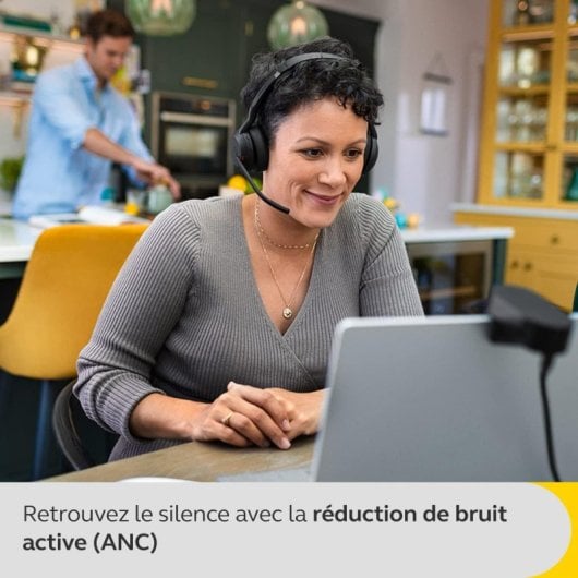 Jabra Evolve 2 55 Bluetooth-Headset für Büro/Callcenter, Schwarz (25599-889-899)