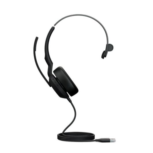 Auriculares Jabra Evolve2 50 con cable USB con Cancelación de Ruido, micrófono y control de volumen para oficina o call 