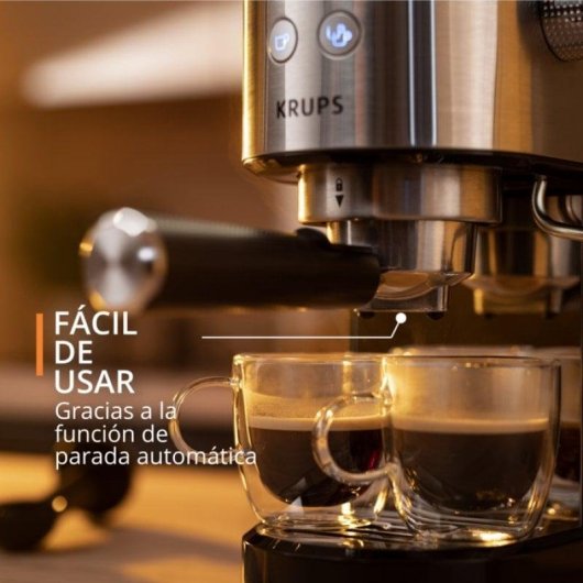 Cafetière expresso Krups Virtuoso+ XP444C10 1L 15 Bars avec mousseur