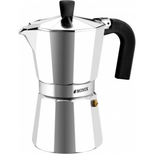 Caffettiera Moka Monix Vitro Expres M620012 12 Tazze Alluminio