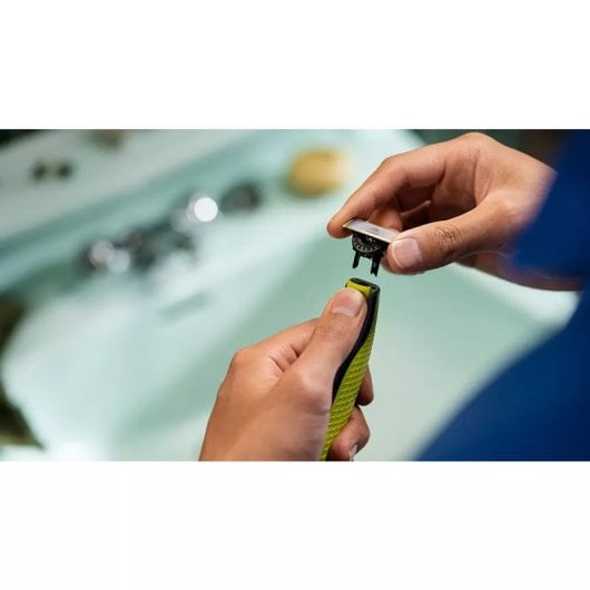C lâmina de esmalte Philips QP430/50 OneBlade 360 flexível x3 rosto e corpo