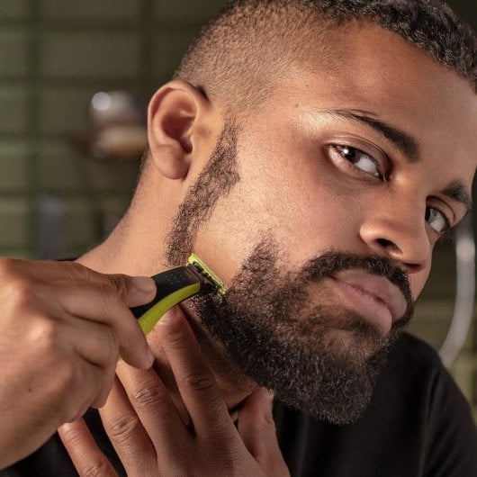 C lâmina de esmalte Philips QP430/50 OneBlade 360 flexível x3 rosto e corpo