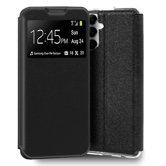 Cool Funda Flip Cover Liso Negro para Samsung Galaxy A05s