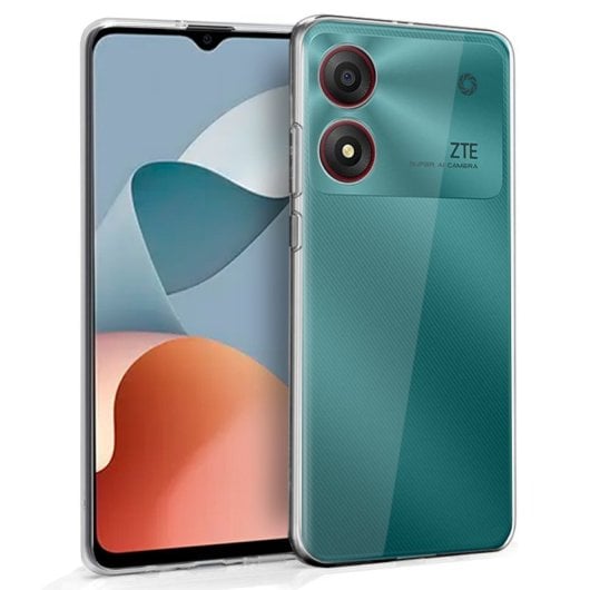Cool Capa de Silicone Transparente para ZTE Blade A34