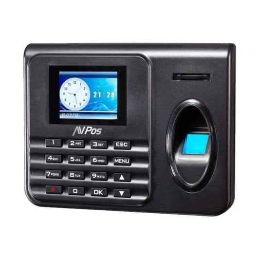 Controle de Acesso AVPos CPB80 Impressão Digital e Teclado 1000 Usuários Compacto