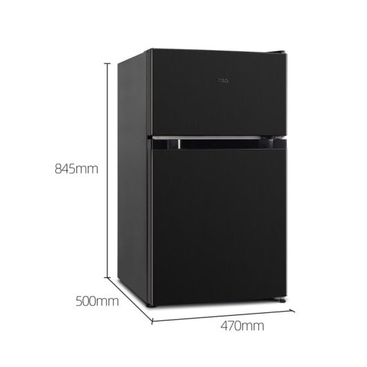 CHiQ FTM86L4LE Frigorífico 2 Puertas E Acero Inoxidable Negro