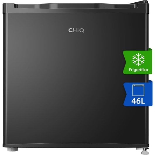 CHiQ CSD46D4E Frigorífico Mini 46L E Acero Inoxidable Negro