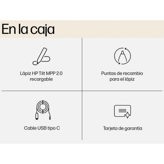 Caneta Inclinável Recarregável HP MPP 2.0 Preta