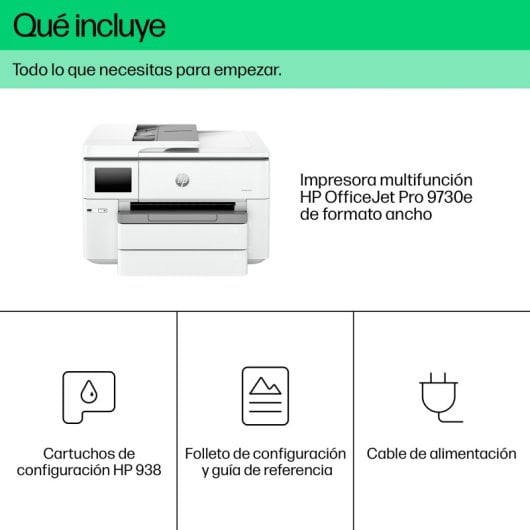 Stampante fronte/retro WiFi multifunzione a colori HP OfficeJet Pro 9730e