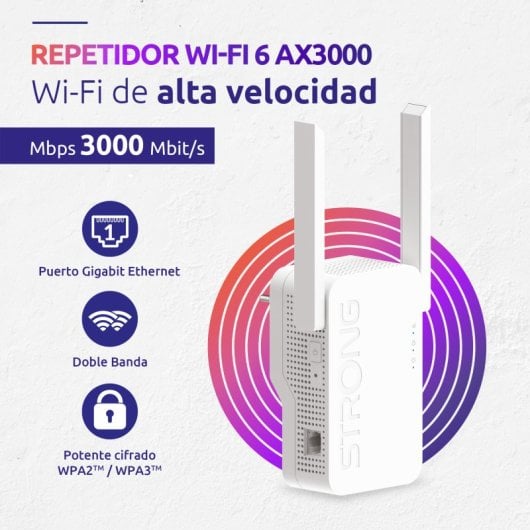 Répéteur Wi-Fi 6 puissant AX3000 Répéteur Wi-Fi 6 3000 Mbps