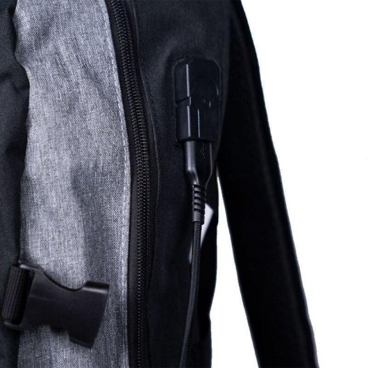 Zaino NASA BAG02 Travel per laptop 15.6 pollici Nero USB Oxford