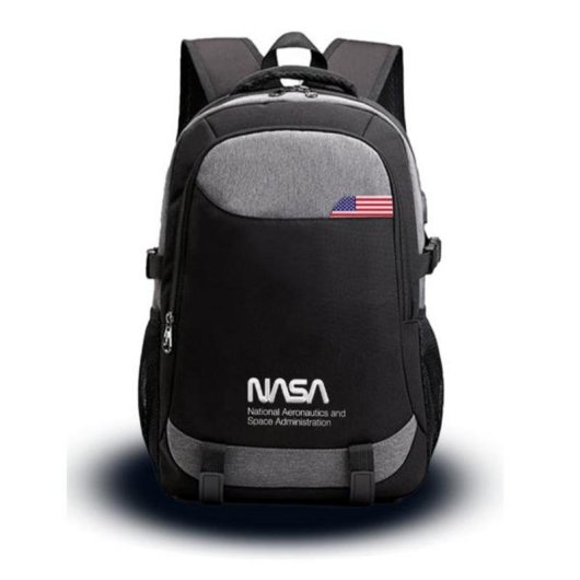 Zaino NASA BAG02 Travel per laptop 15.6 pollici Nero USB Oxford