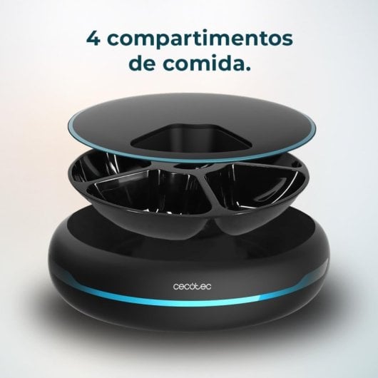 Cecotec Pumba 1600 Purrfect Meal Dispensador Automático de Comida para Animais de Estimação 1.6L
