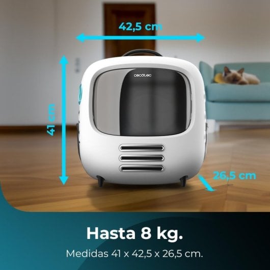 Cecotec Pumba 1800 Travel Fan Transportadora Multifuncional para Animais de Estimação