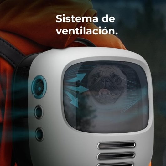 Cecotec Pumba 1800 Travel Fan Transportadora Multifuncional para Animais de Estimação