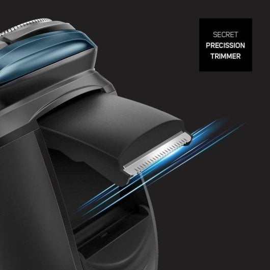 Máquina de Barbear Facial Taurus 3 Side Shave Recarregável 45min Seco e Molhado 3 Cabeças