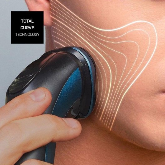 Barbeador Facial Taurus 3 Side Shave Recarregável 45min Seco e Molhado 3 Lâminas