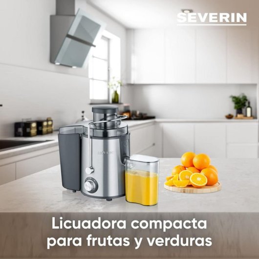 Severin ES 3566 Centrifugadora Profissional Silenciosa 400W Aço Inoxidável