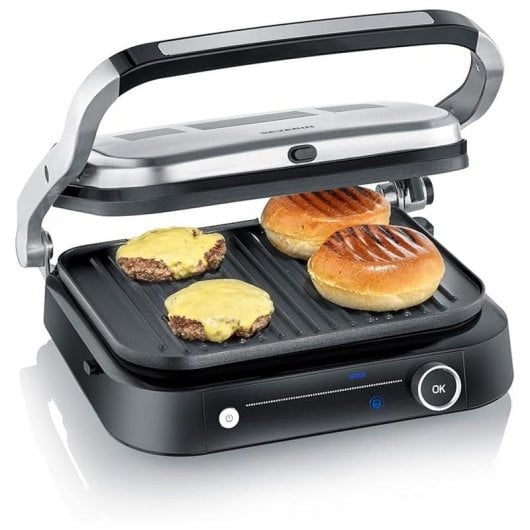 Severin Pro KG 2395 Grill elettrico e grill da tavolo a contatto 1800W