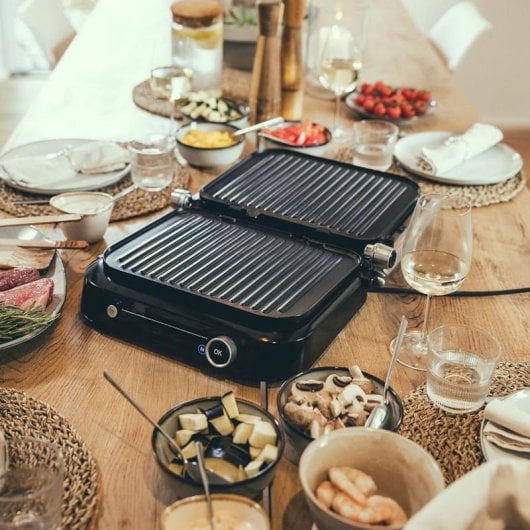 Severin Pro KG 2395 Grill elettrico e grill da tavolo a contatto 1800W