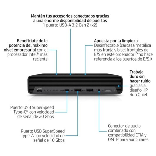 HP Elite Mini 800 G9 Intel Core i7-13700/16GB/512GB SSD