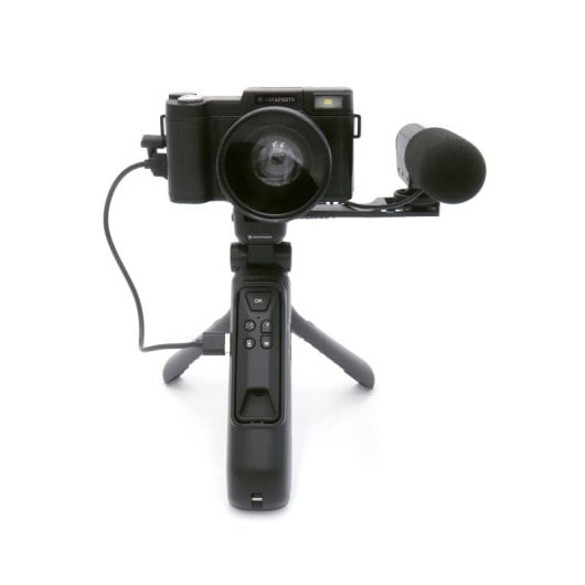 Agfa Photo Vlogging Kit VLG-4K Câmera/Tripé Powerbank/Controle Remoto/Microfone