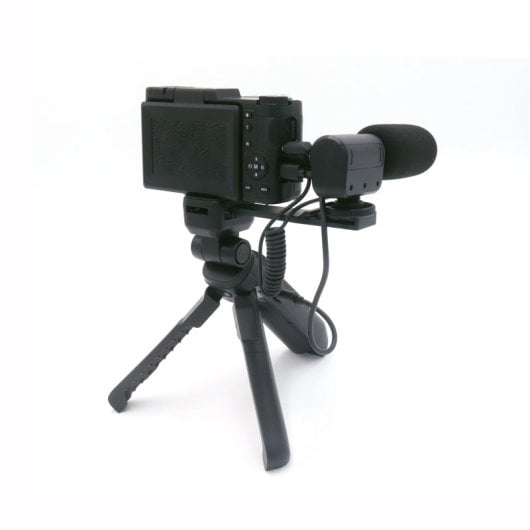 Agfa Photo Vlogging Kit VLG-4K Câmera/Tripé Powerbank/Controle Remoto/Microfone