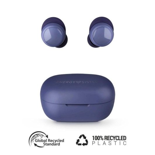 Auriculares Energy Sistem Racebuds TWS inalámbricos Bluetooth 5.3 deportivos con micrófono y protección IPX4 azul