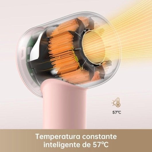 Ionen Föhn Dreame Hair Gleam AHD12A 1600W 4 Temperaturstufen 2 Geschwindigkeiten Leise Kompakt Grau