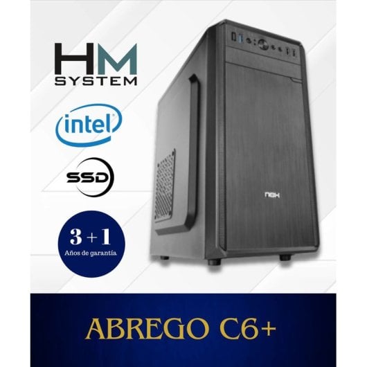 Sistema HM Abrego C6+ Intel Core i3 10100/8 GB/240 GB SSD