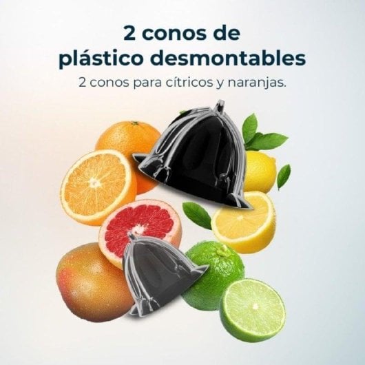 Exprimierer Cecotec Xqueeze Retrojuice 600W Edelstahlfilter Beige