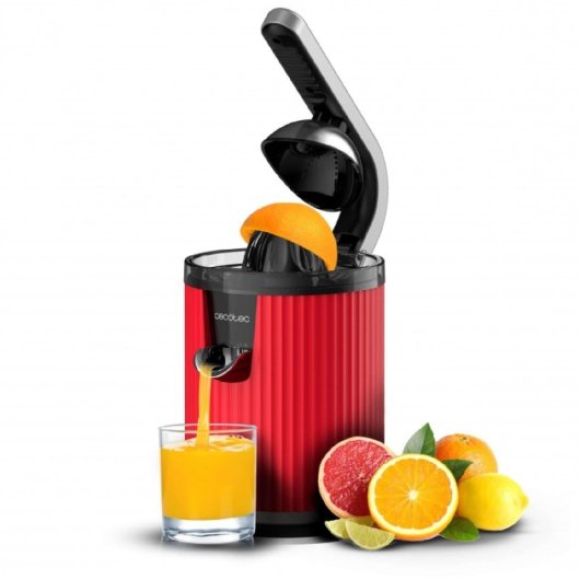 Cecotec Xqueeze Retrojuice 600 Presse-agrumes électrique à bras 600W Rouge