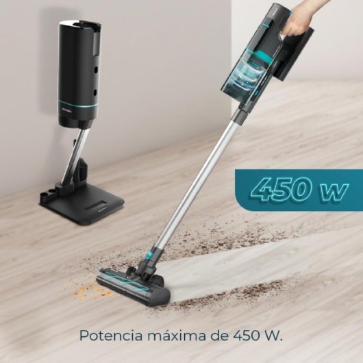 Cecotec Conga Rockstar 10000 Nebula Station Aspirador Vertical 3 en 1 sin Cables 450W