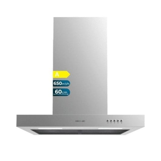 Campana extractora Cecotec Bolero Flux TM 606500 Canalizado 60cm inox LED