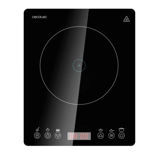 Cecotec Full Magma Slim Placa de Inducción Portátil Una Zona 2000W Negra