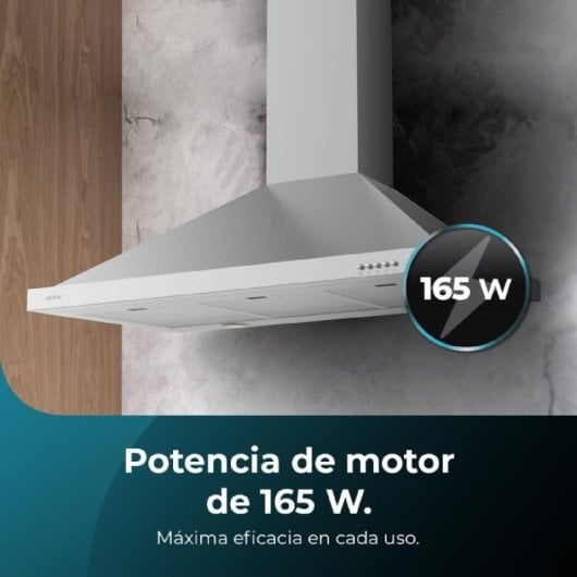 Cecotec Bolero Flux PM 906500 Campana Extractora 90cm A Acero Inoxidable