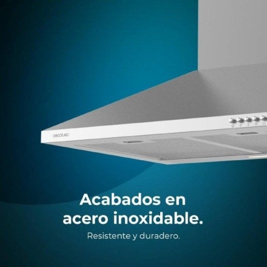 Campana extractora Cecotec Bolero Flux PM 603500 Recirculação 60cm inox filtros carbono