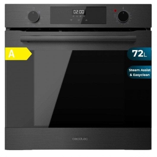 Horno elektrisch Cecotec Bolero Hexa M226000 Matt 72 Liter Schwarz mit Dampffunktion