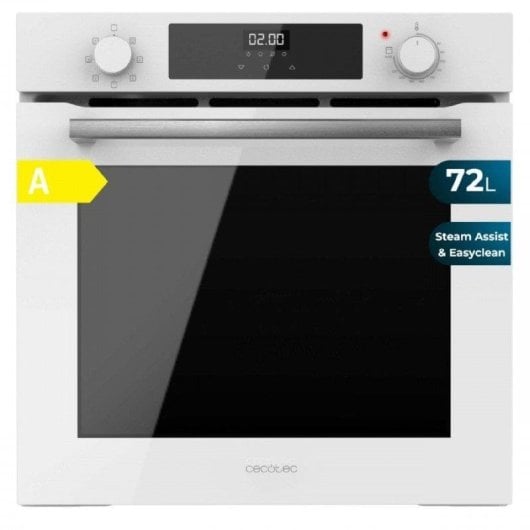 Horno elétrico Cecotec Bolero Hexa M226000 Glass 72L Branco multifunções vapor