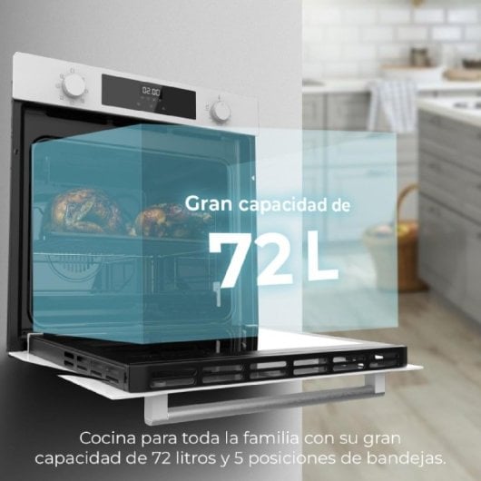 Cecotec Bolero Hexa M226000 Glass Forno Multifunções Encastrável A