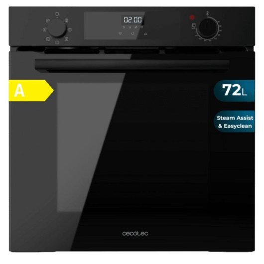 Forno Multifunções Cecotec Bolero Hexa M226000 Hidrolítico 72L 60cm A Vapor Preto