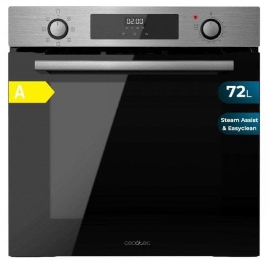 Forno Multifunções Cecotec Bolero Hexa M226000 Hidrolítico 72L 60cm A Vapor Inox Preto