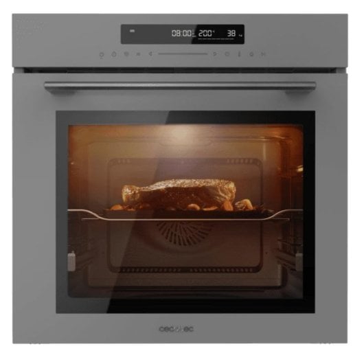 Cecotec Bolero Hexa SM406000 Glass Grey Horno Multifunción Integrable A+