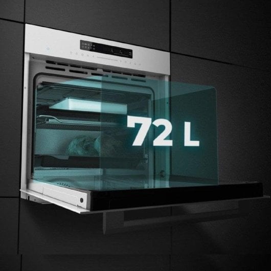 Forno Multifunções Cecotec Bolero Hexa SM406000 Hidrolítico 72L 60cm A+ Vapor Grill Branco