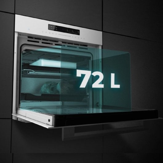 Cecotec Bolero Hexa SM406000 Glass White Horno Multifunción Integrable A+