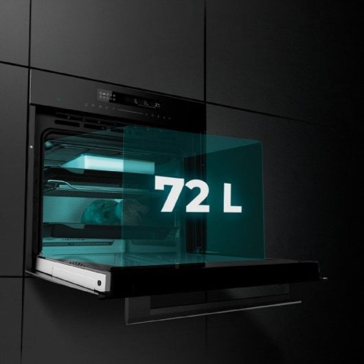 Cecotec Bolero Hexa SM406000 Glass Black Horno Multifunción Integrable A+