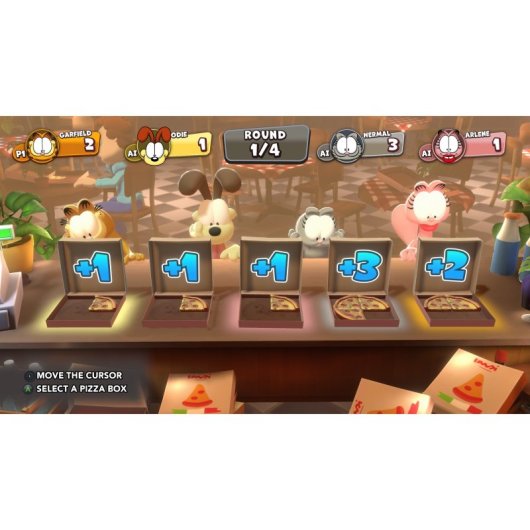 Microids Pack 2 Spiele Garfield Kart Furious Racing und Garfiel Lasagna Party + Nintendo Switch-Hülle