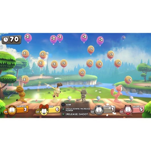 Microids Pack 2 Spiele Garfield Kart Furious Racing und Garfiel Lasagna Party + Nintendo Switch-Hülle